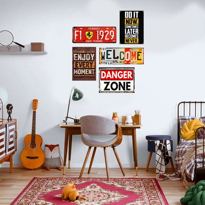 Pack F1  |  5 plaques