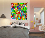 tableau décoratif - Manifique - 100 x 100 cm - vinyle sur mdf