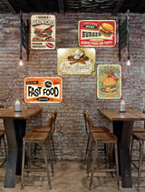 plaque fast food bon appétie - 5 plaque