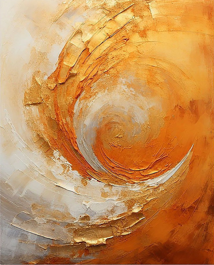 tableau vague soleil - 80 x 100 cm