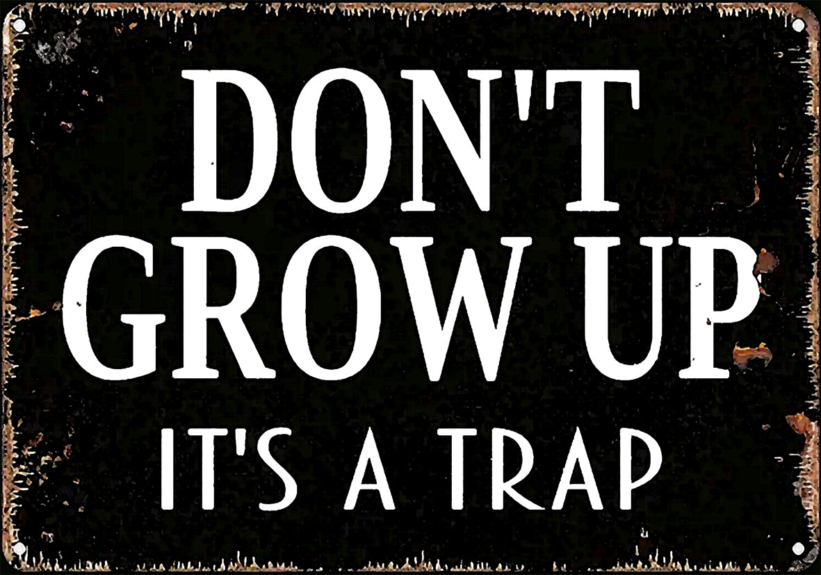 Tableau décoratif - plaque 21x30cm -  grow up