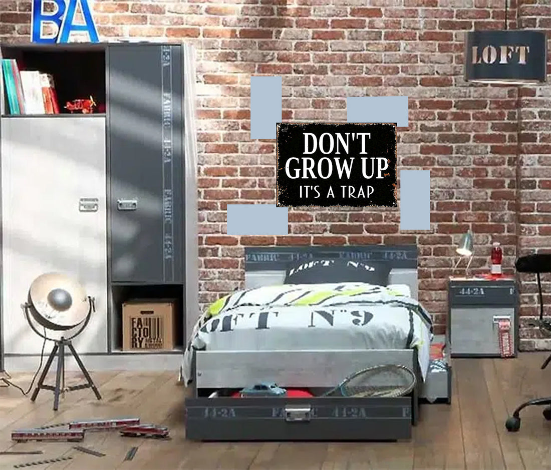 Tableau décoratif - plaque 21x30cm -  grow up