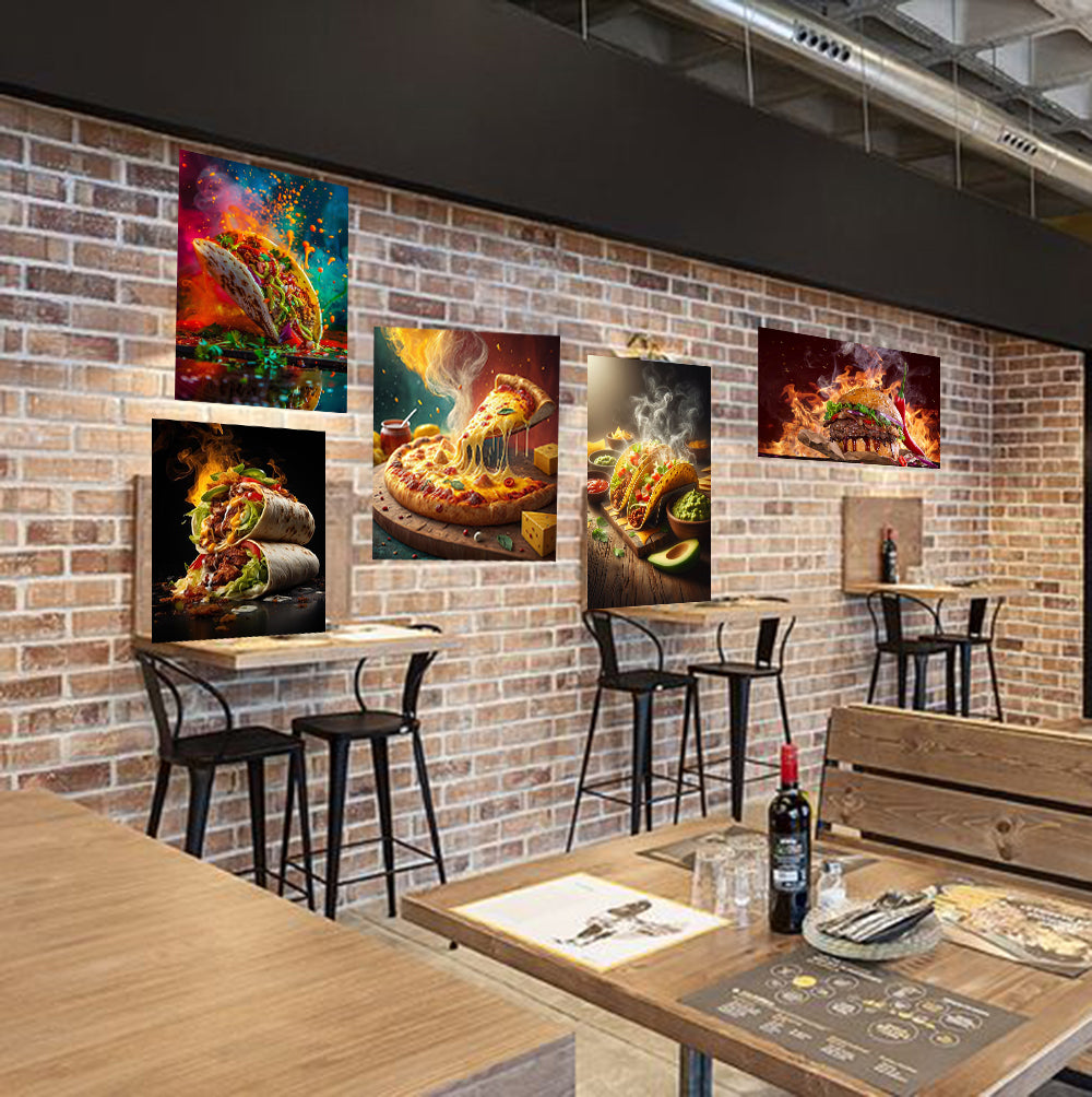 pack restau beaux moments - 5 TABLEAUX