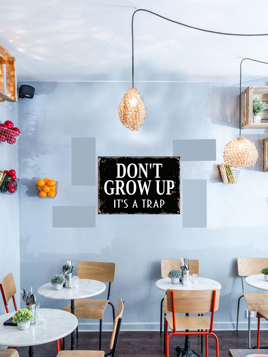 Tableau décoratif - plaque 21x30cm -  grow up