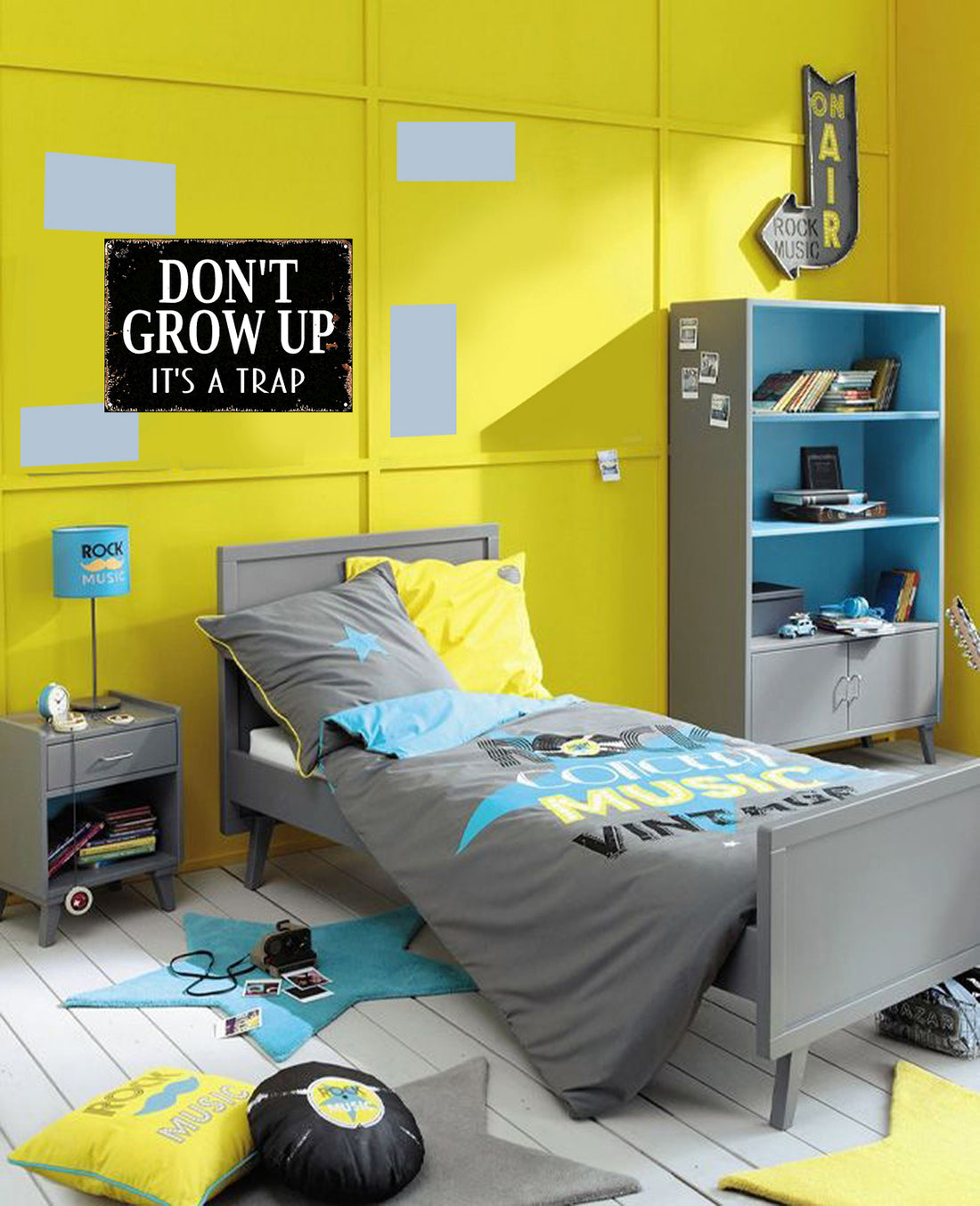 Tableau décoratif - plaque 21x30cm -  grow up