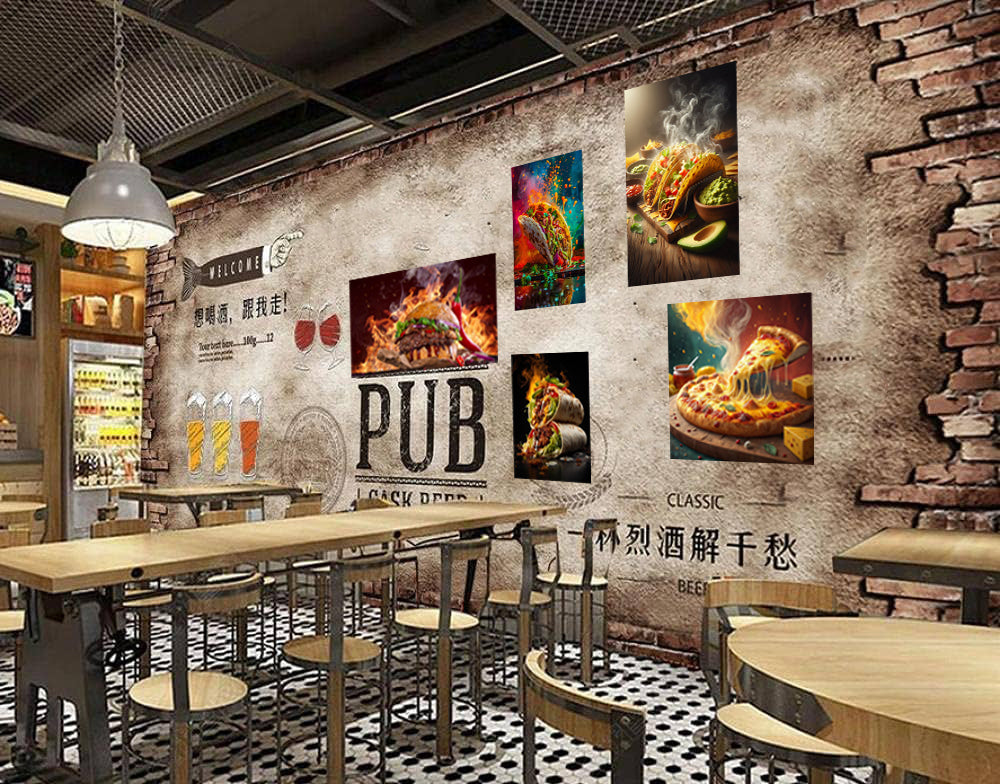 pack restau beaux moments - 5 TABLEAUX