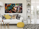 Tableau décoratif - Graffiti Simplement - mdf - 100-55 cm - vinyle mat