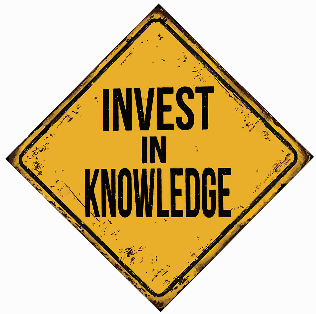 Tableau décoratif - plaque 30x30cm - invest