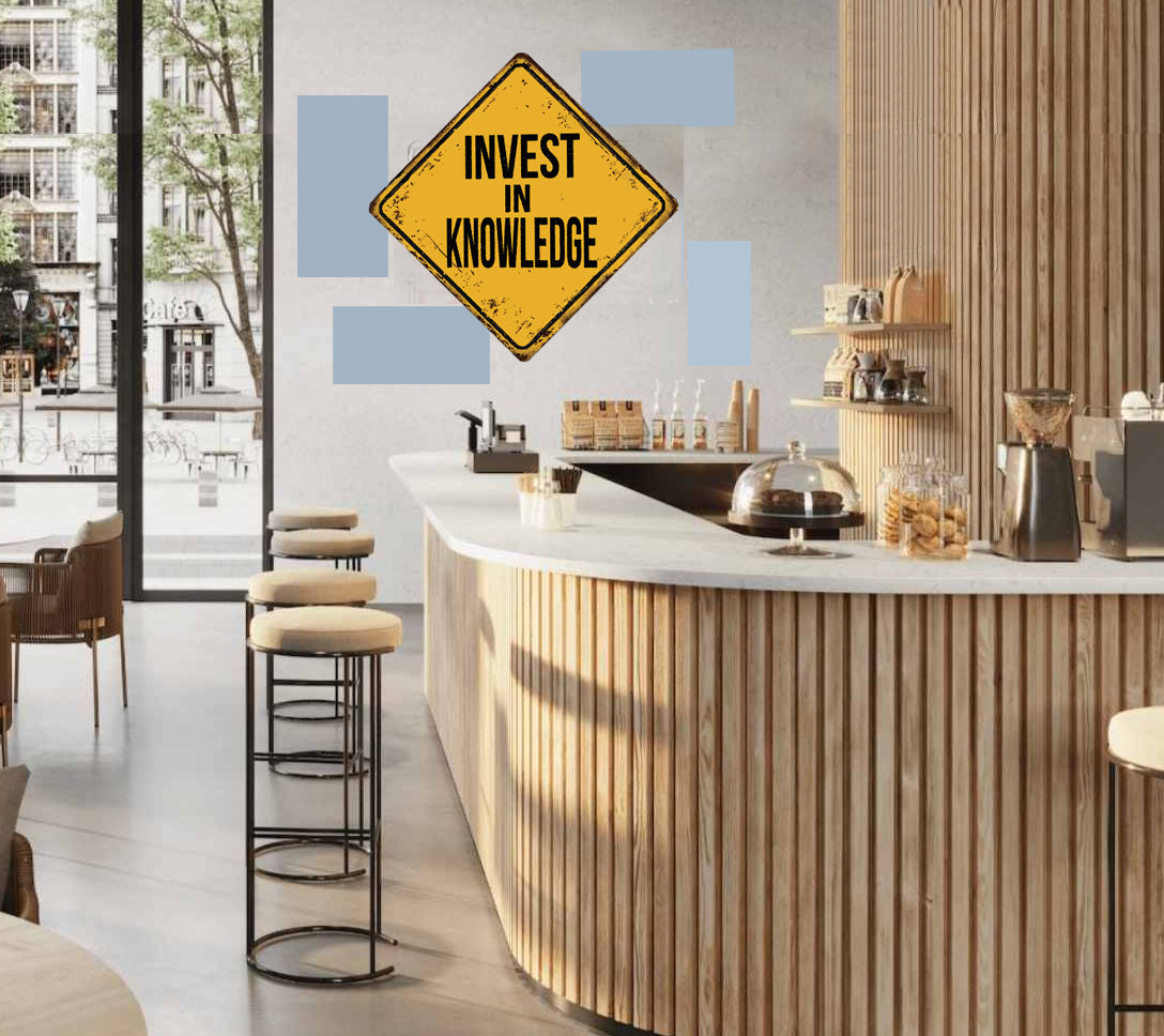 Tableau décoratif - plaque 30x30cm - invest