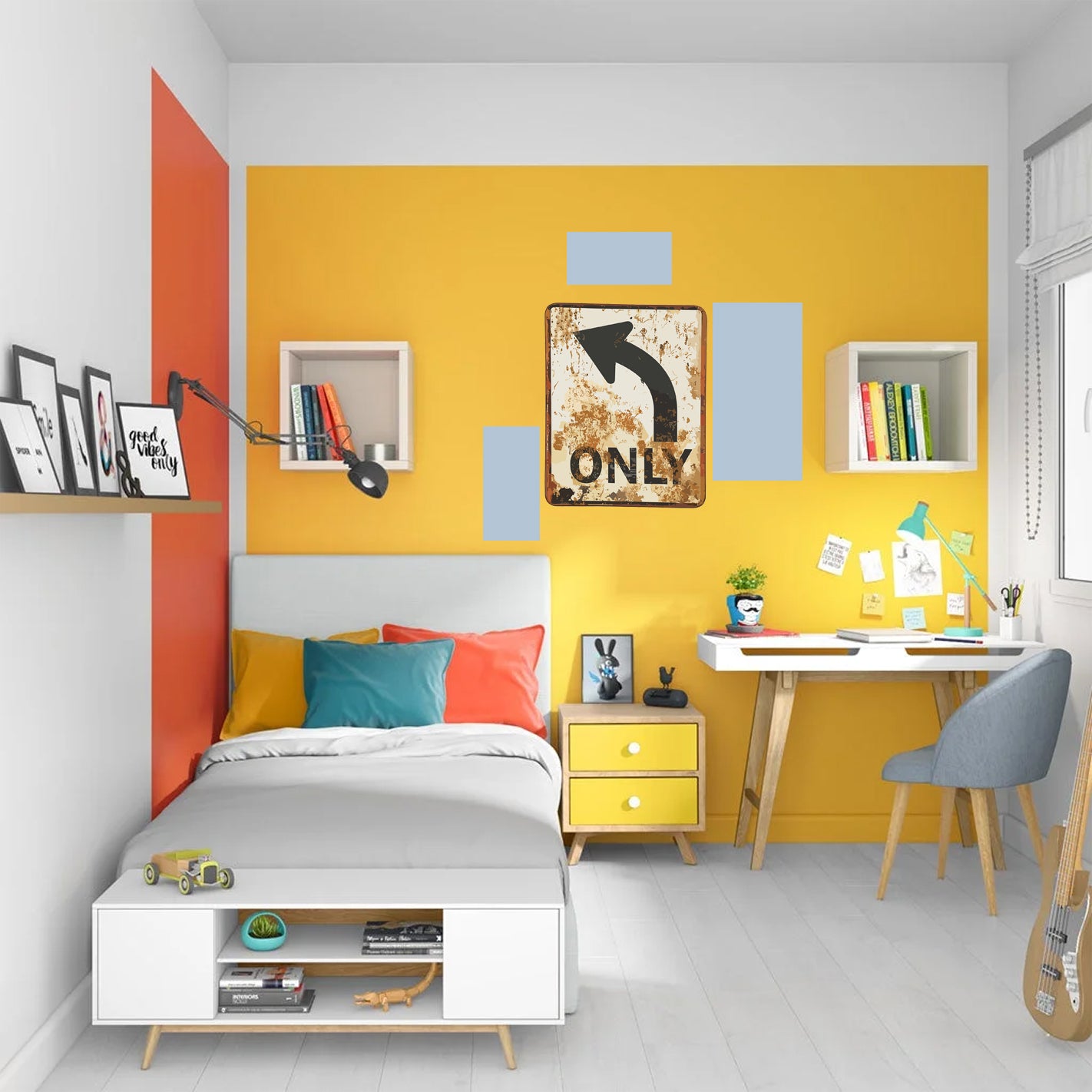 tableau décoratif - Only 30-22 cm - vinyle mat