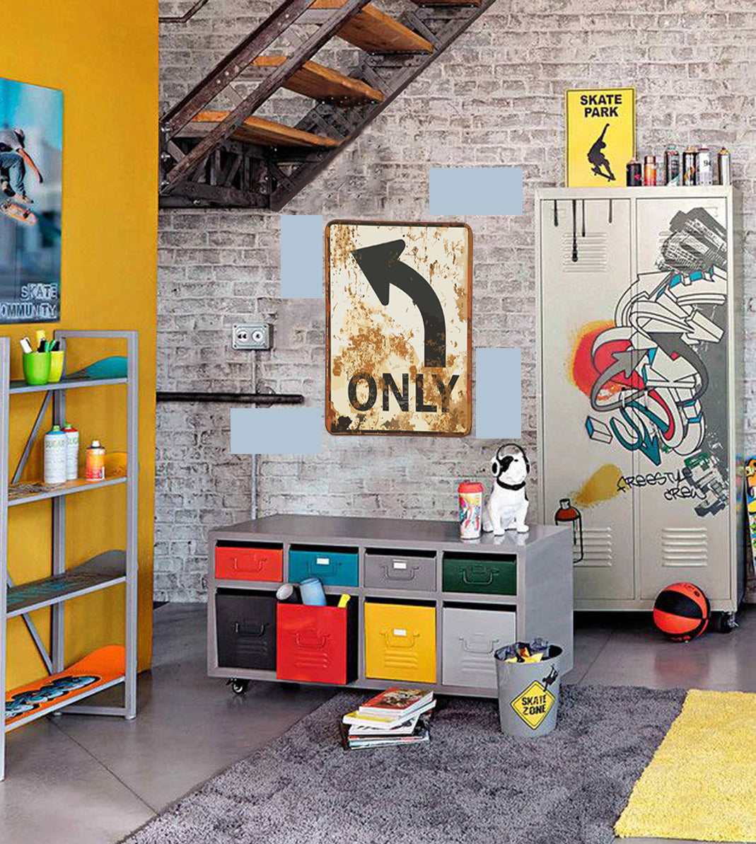 tableau décoratif - Only 30-22 cm - vinyle mat
