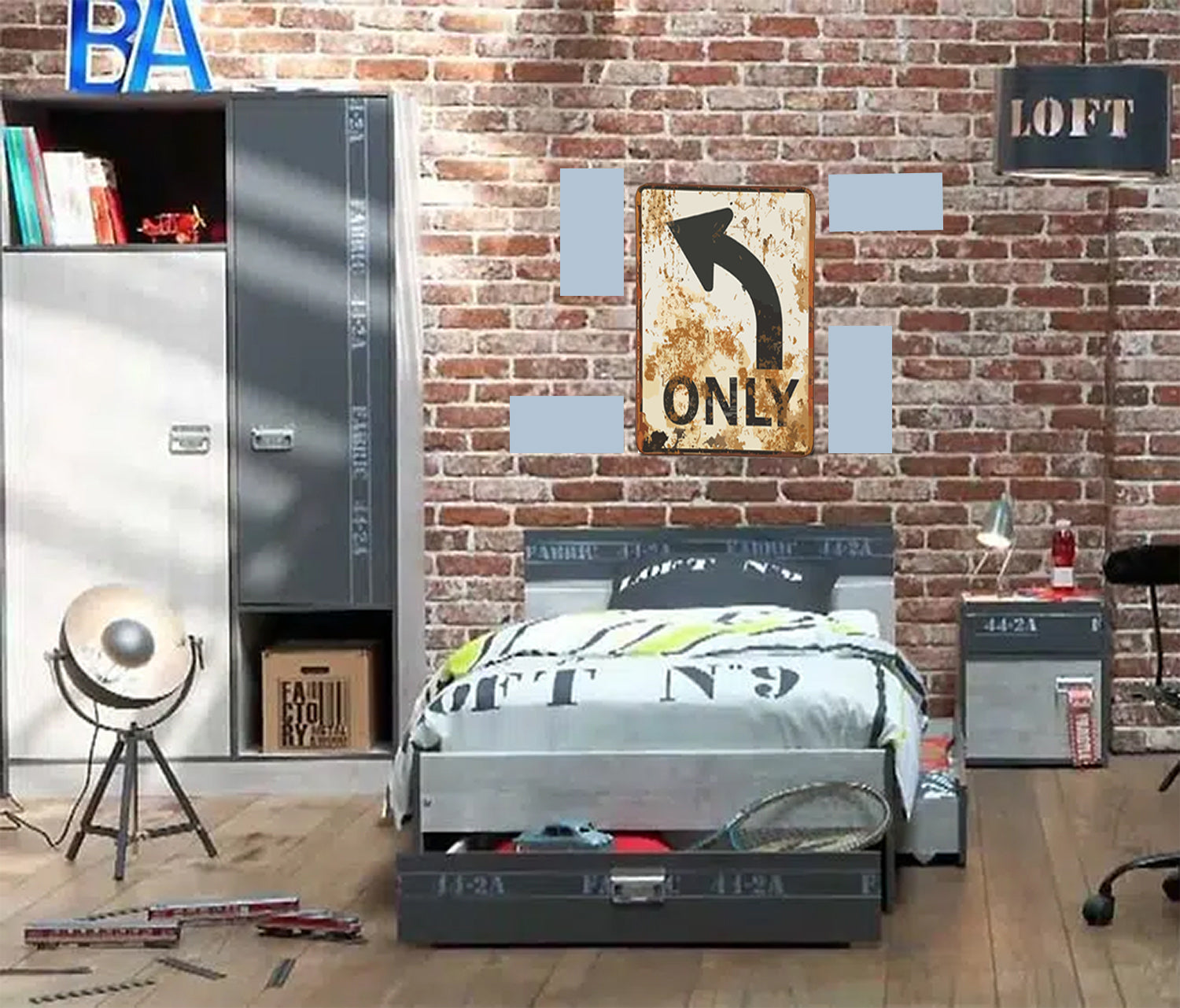 tableau décoratif - Only 30-22 cm - vinyle mat