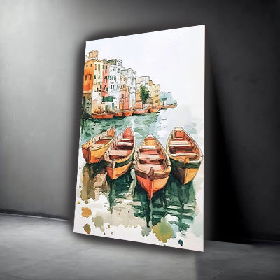 tableau "Escale Méditerranéenne" - 100x120 cm