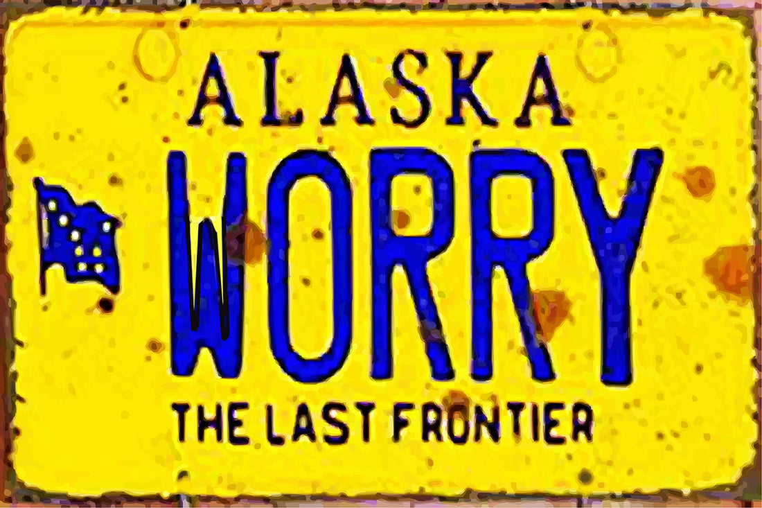 Tableau décoratif - plaque 21x30cm - worry