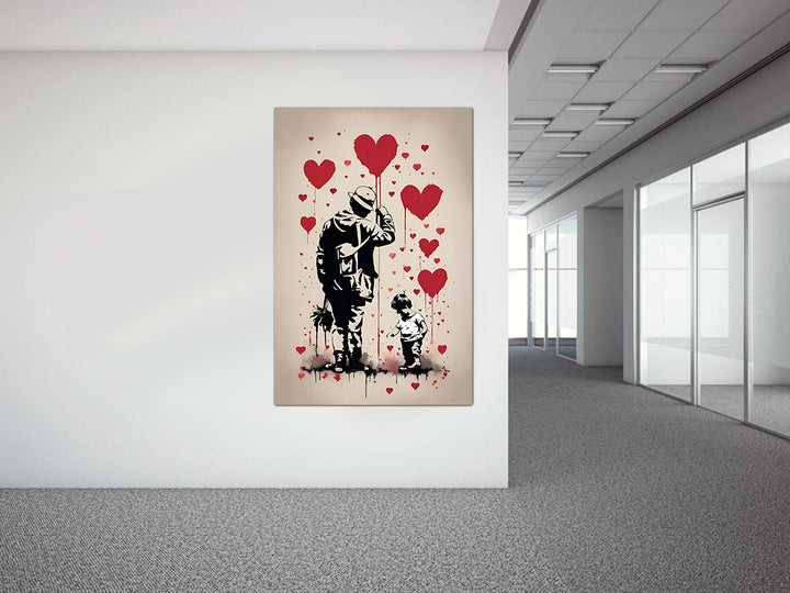 tableau « Ballon de Vie » en vinyle sur mdf