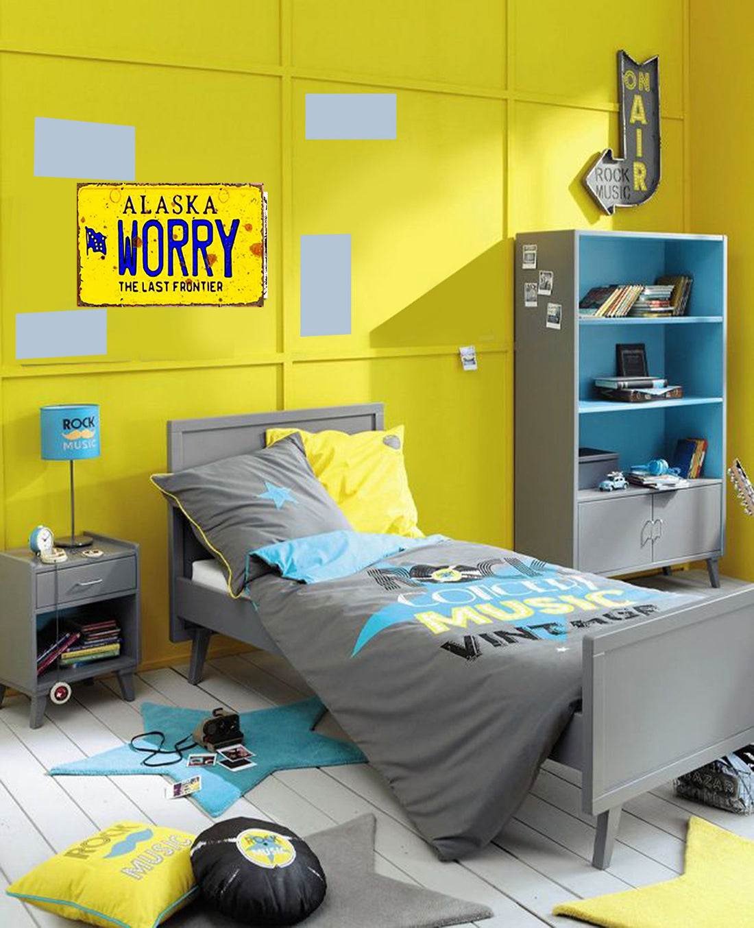 Tableau décoratif - plaque 21x30cm - worry