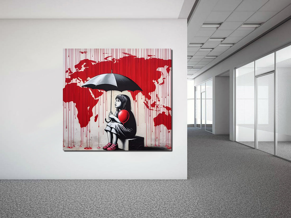 tableau "Le Monde qui Saigne"