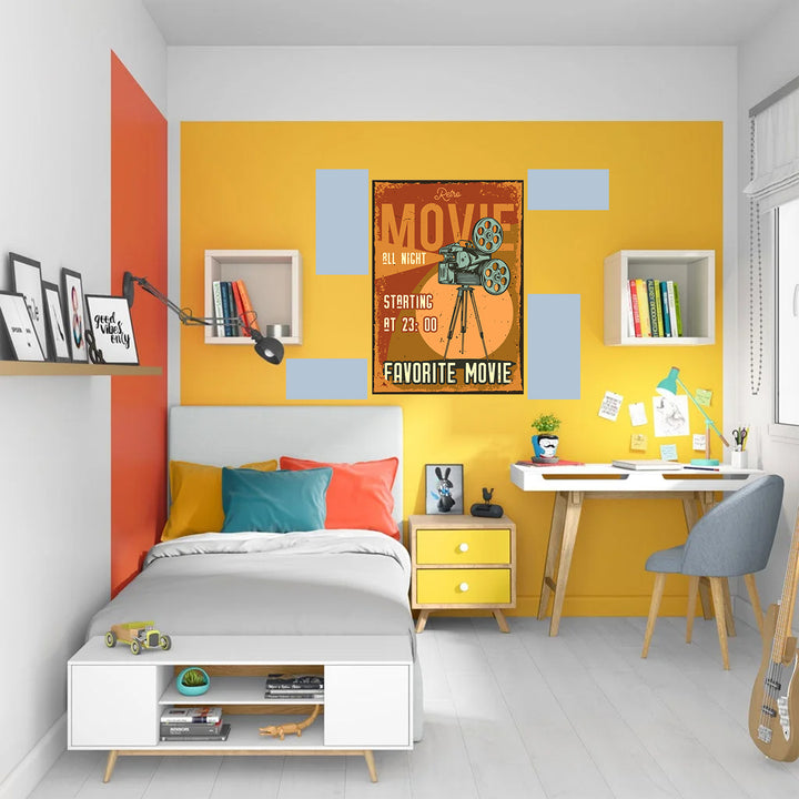 Tableau décoratif - Movie 42-30 cm vinyle mat