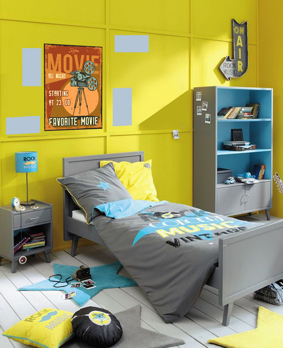 Tableau décoratif - Movie 42-30 cm vinyle mat