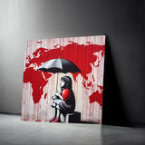 tableau "Le Monde qui Saigne"