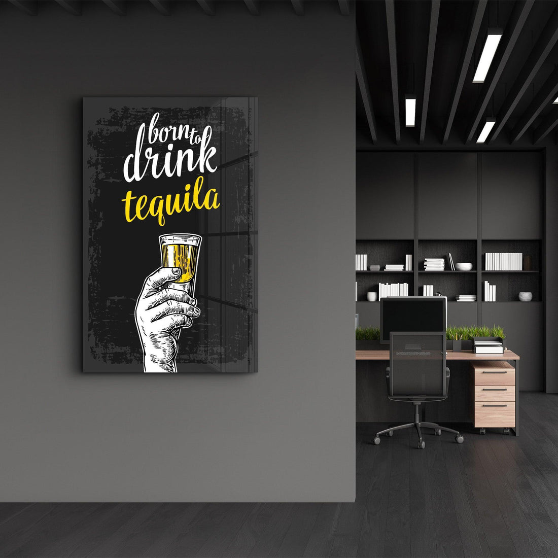 Poster "Born to Drink Tequila"