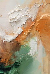 tableau  abstrait platre - 80x120 cm
