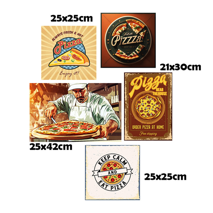 Pack Pizza 2  |  5 plaques
