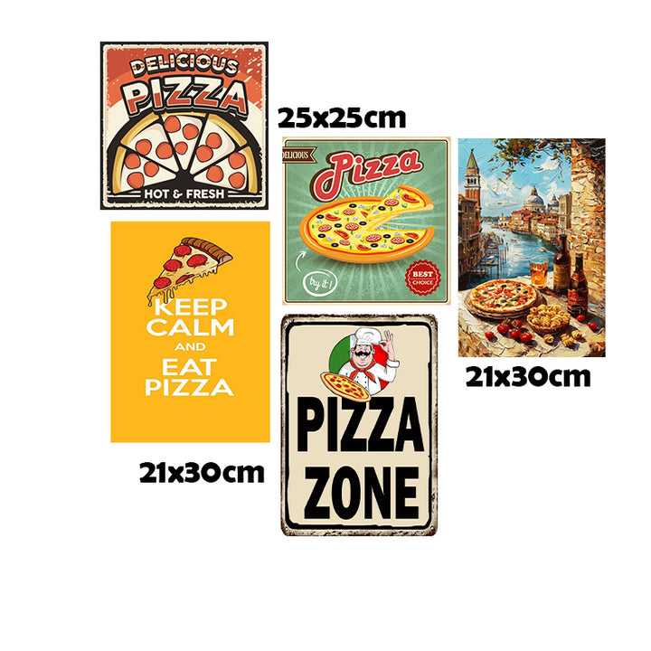 Pack Pizza 3  |  5 plaques