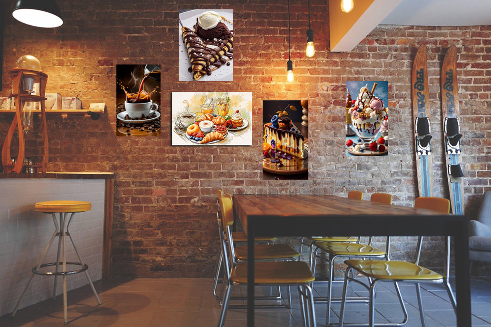 pack gourmandise sucré - 5 tableaux