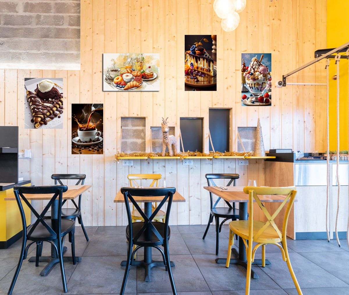 pack gourmandise sucré - 5 tableaux
