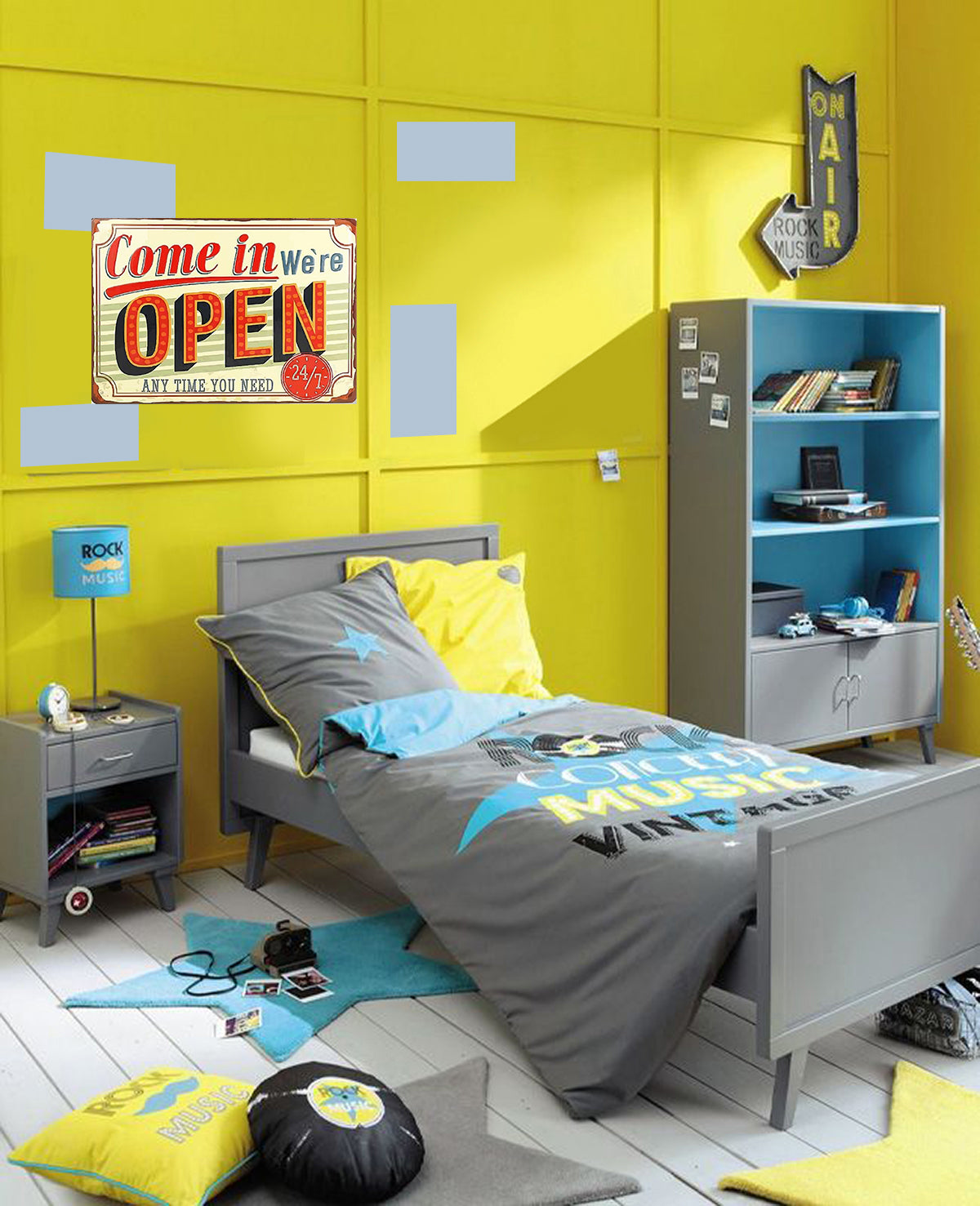 Tableau décoratif - plaque 31x22cm - open2