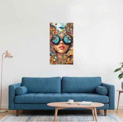 tableau rève- 30x50cm