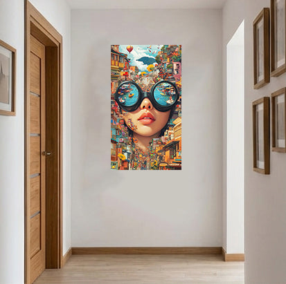 tableau rève- 30x50cm