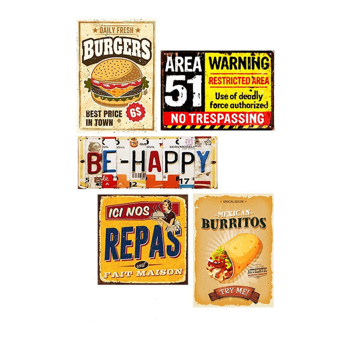 Pack RESTO 4 de 5 plaques au prix de 4