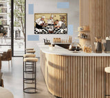 Tableau décoratif - Chef 60-40 cm - vinyle mat