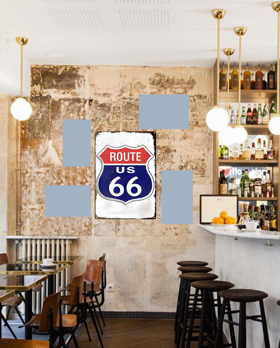 Tableau décoratif - plaque 21x30cm -  us66