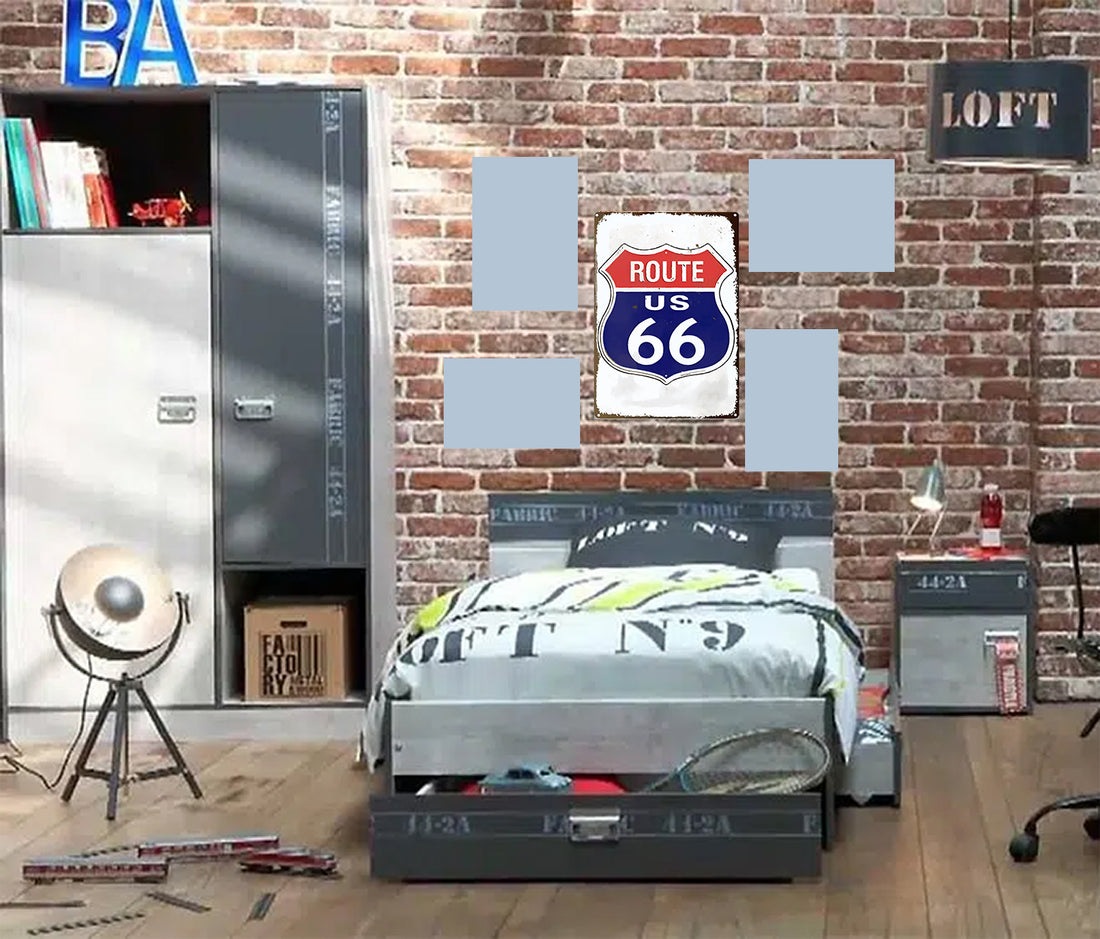 Tableau décoratif - plaque 21x30cm -  us66