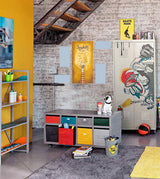 Tableau décoratif - Spaguitti 40-20 cm - vinyle mat