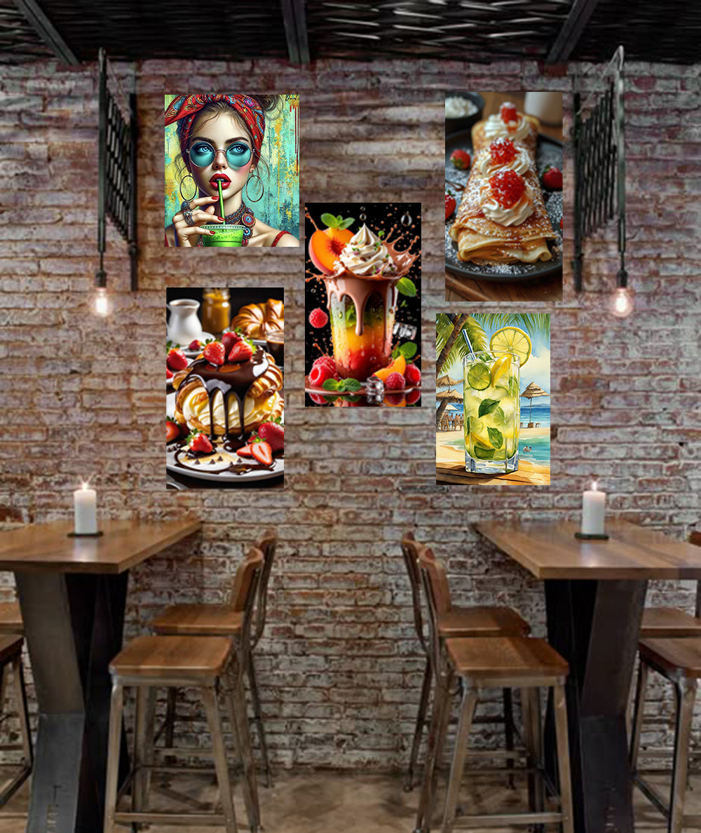 pack coktail sucré bon gout - 5 tableaux