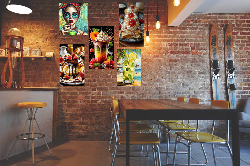 pack coktail sucré bon gout - 5 tableaux