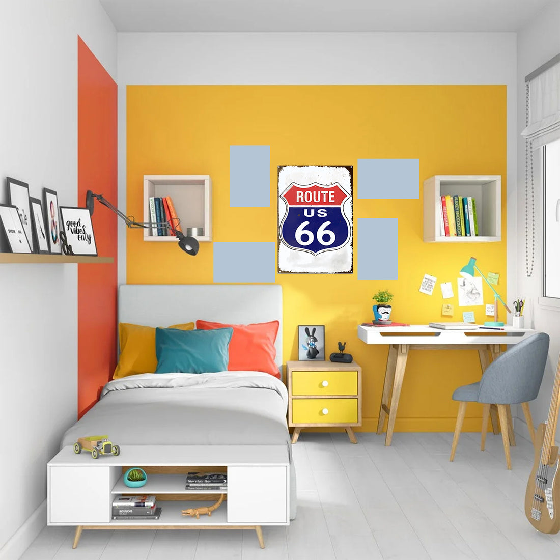 Tableau décoratif - plaque 21x30cm -  us66