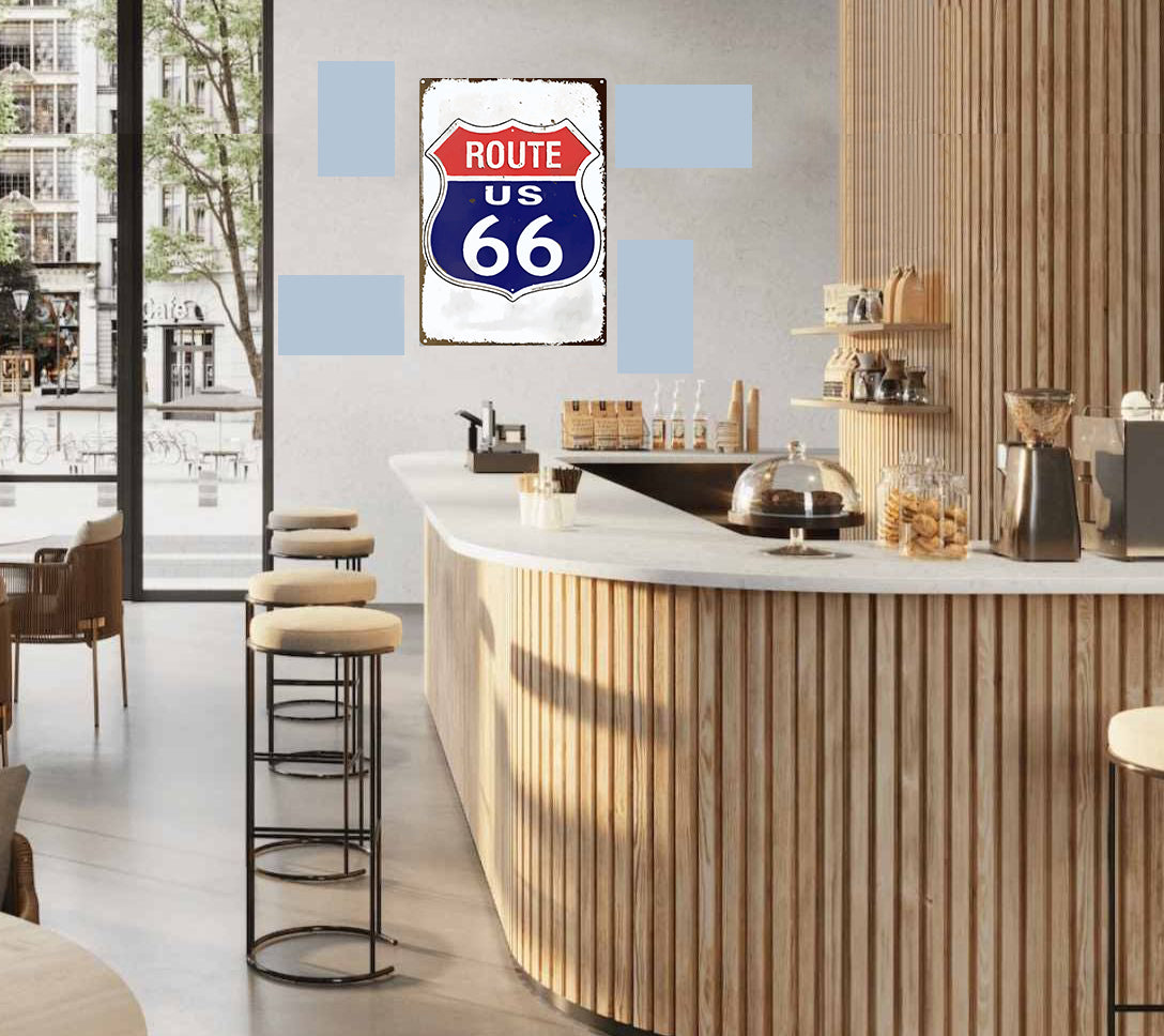 Tableau décoratif - plaque 21x30cm -  us66