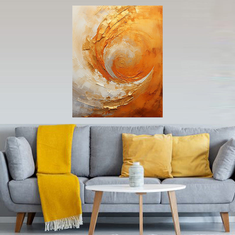 tableau vague soleil - 80 x 100 cm