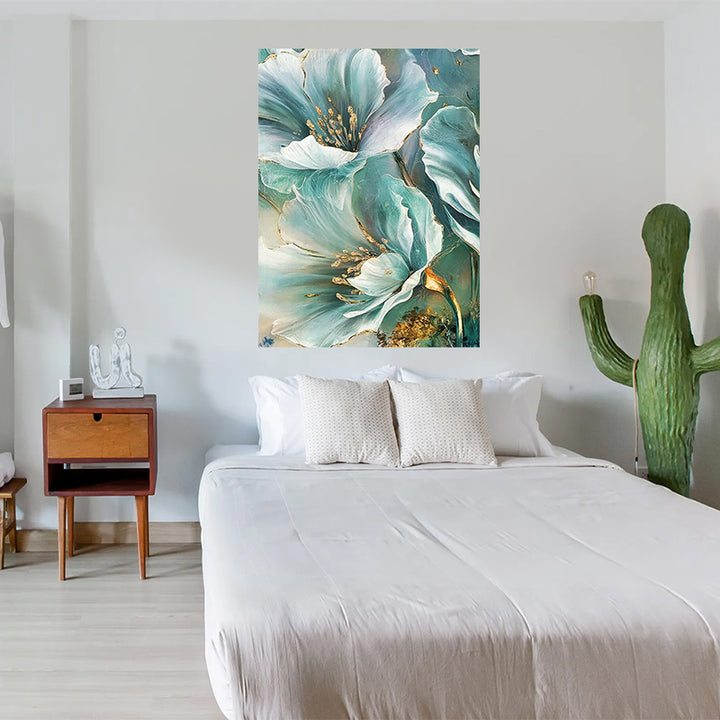 tableau tropicale vert- 80x120 cm