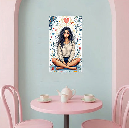 tableau sagesse - 30x50 cm