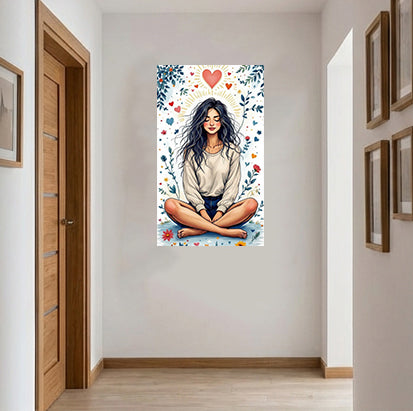 tableau sagesse - 30x50 cm