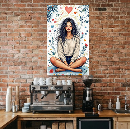 tableau sagesse - 30x50 cm