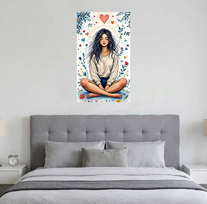 tableau sagesse - 30x50 cm
