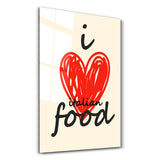 Poster gourmand "I ❤️ Italian Food"