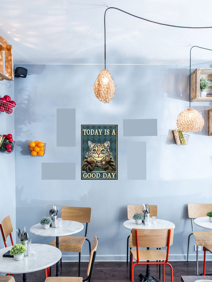 tableau décoratif - Good day 30-20 cm vinyle mat